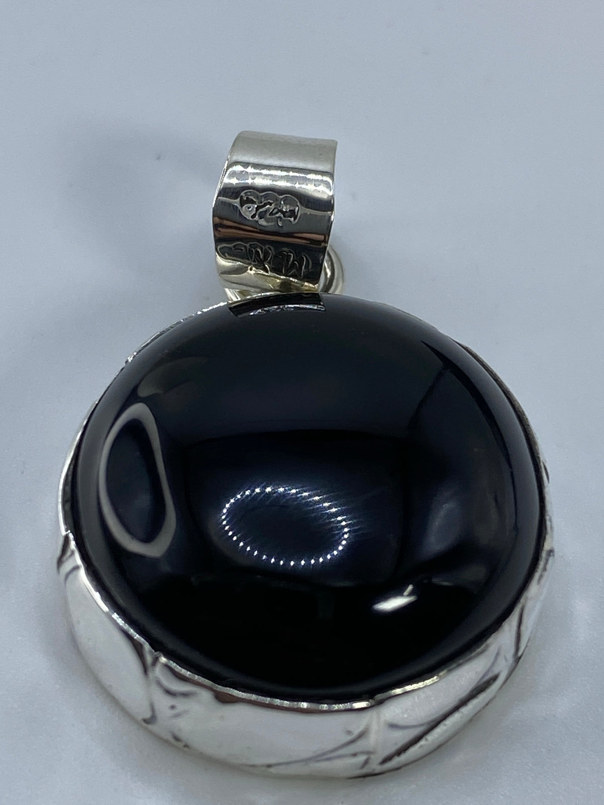 Dije de Plata con Ónix Negro — Taxco 925 — foto 5