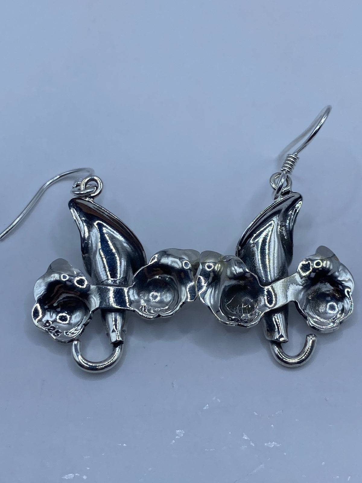 Aretes de Plata Repujados Florales — Taxco 925 — foto 5