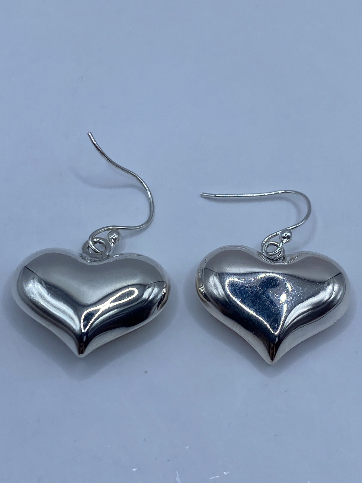 Aretes de Plata Corazón Cartoneado — Taxco 925 — foto 5