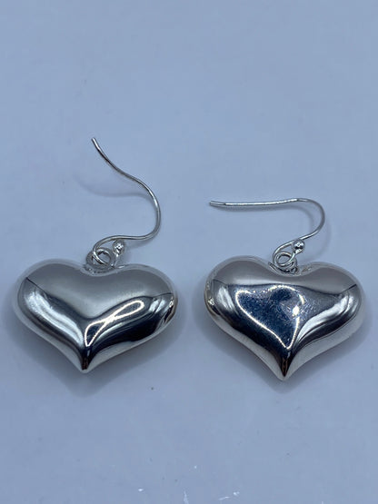 Aretes de Plata Corazón Cartoneado — Taxco 925 — foto 5