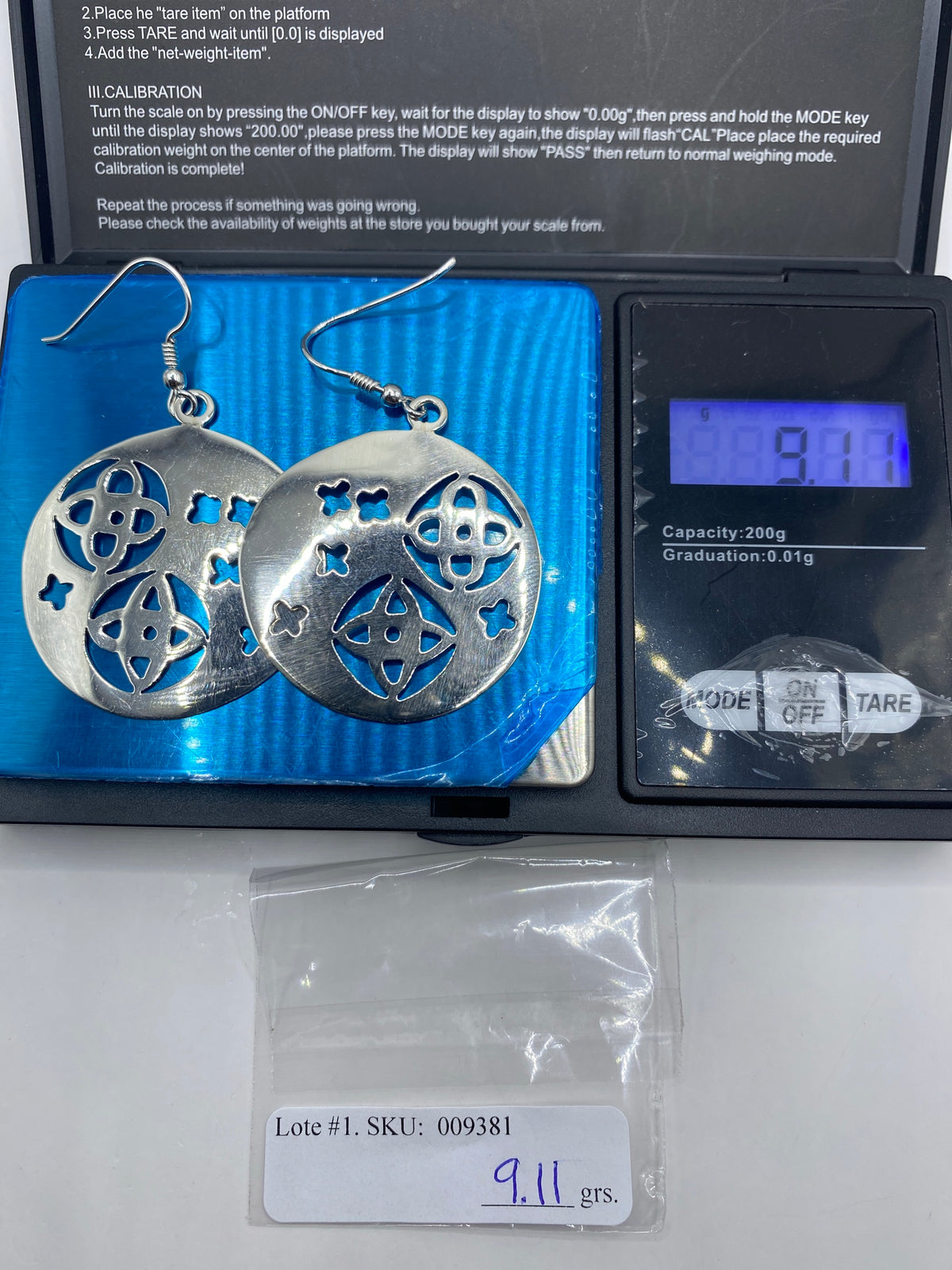 Aretes de Plata Calado Nudo de Bruja — Taxco 925 — foto 6