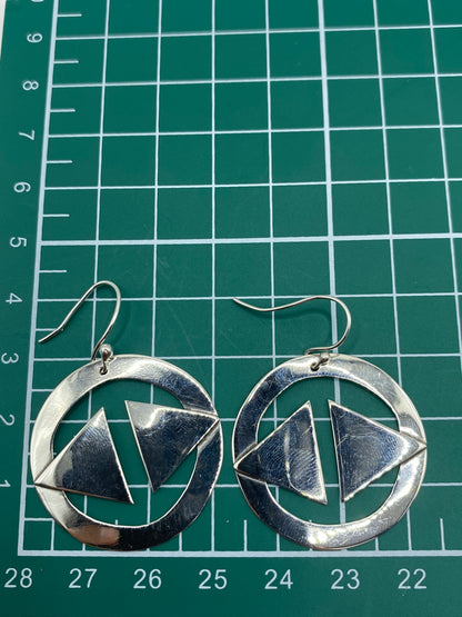 Aretes de Plata Calado Geométrico — Taxco 925 — foto 5