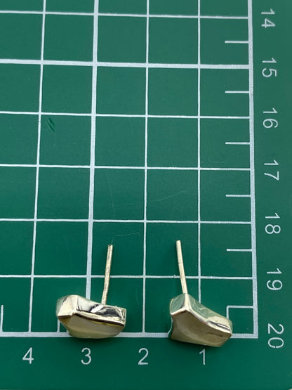 Aretes de cuarzo blanco en plata Taxco, listos para usar