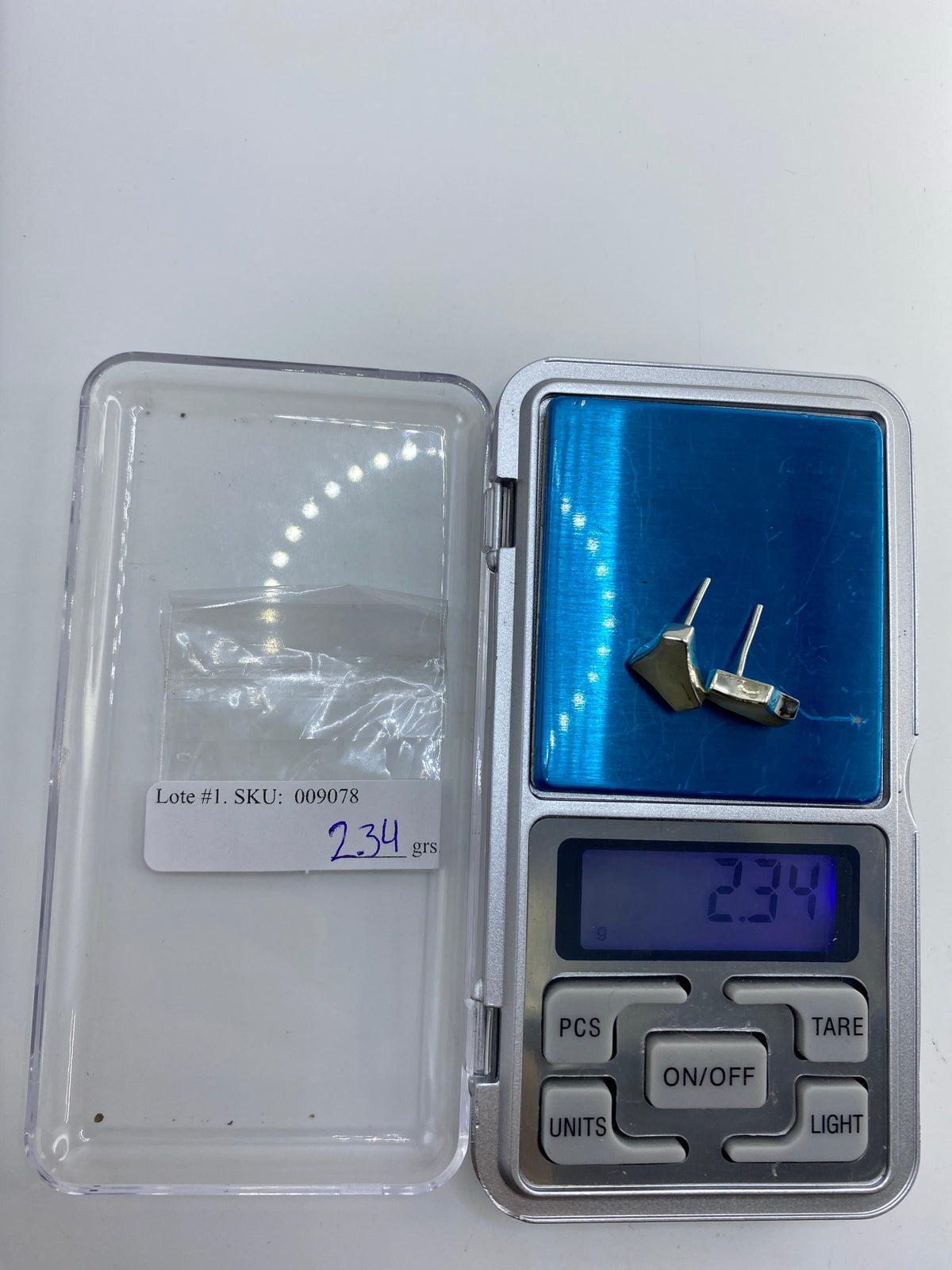 Aretes de Plata Cuarzo Blanco Geométricos — Taxco 925 — foto 6