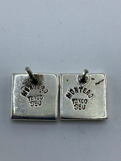 Aretes de Plata 950 con Ópalo de Fuego Multicolor — foto 5