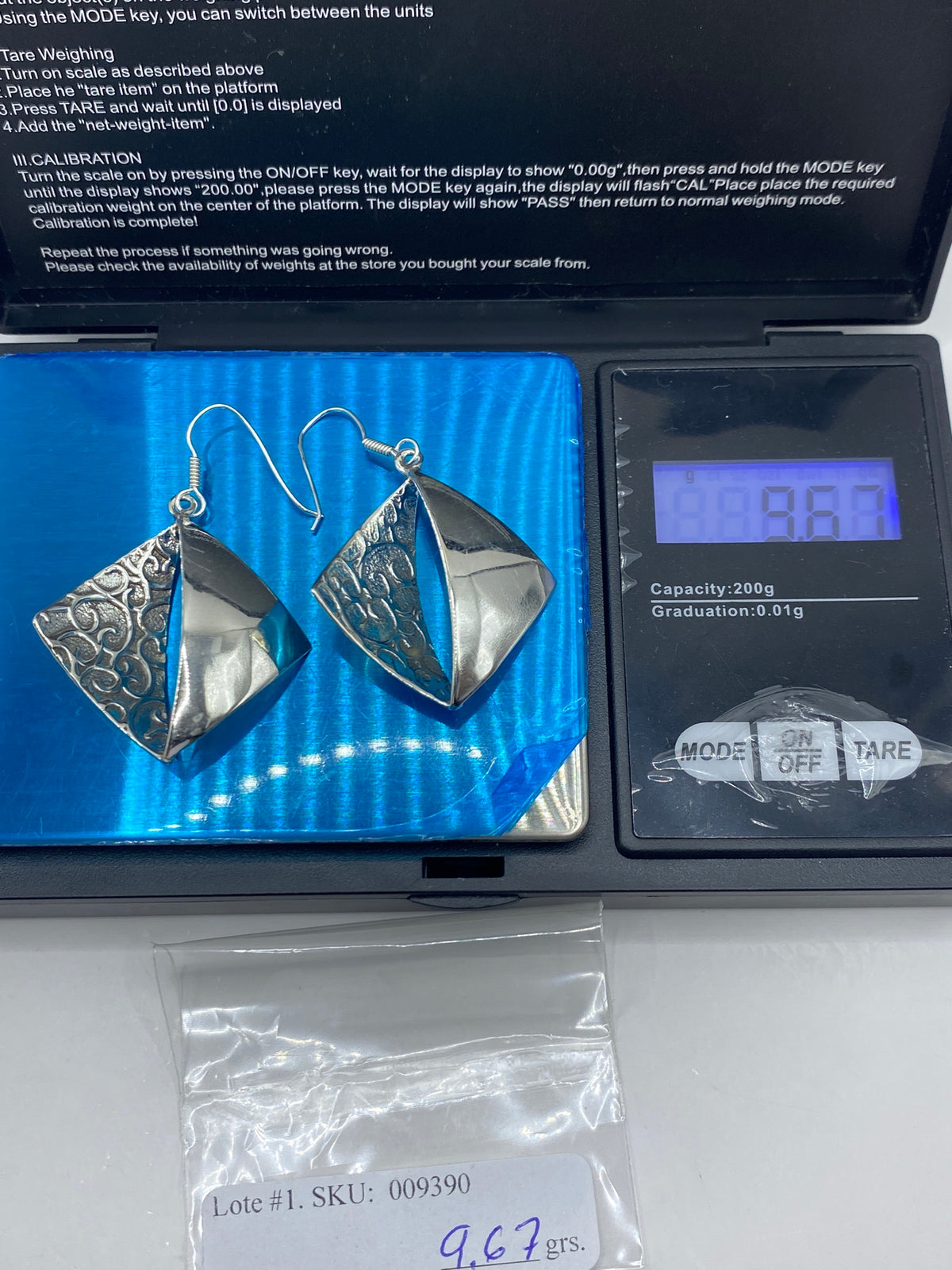 Aretes de Plata Combinada Geométricos — Taxco 925 — foto 6