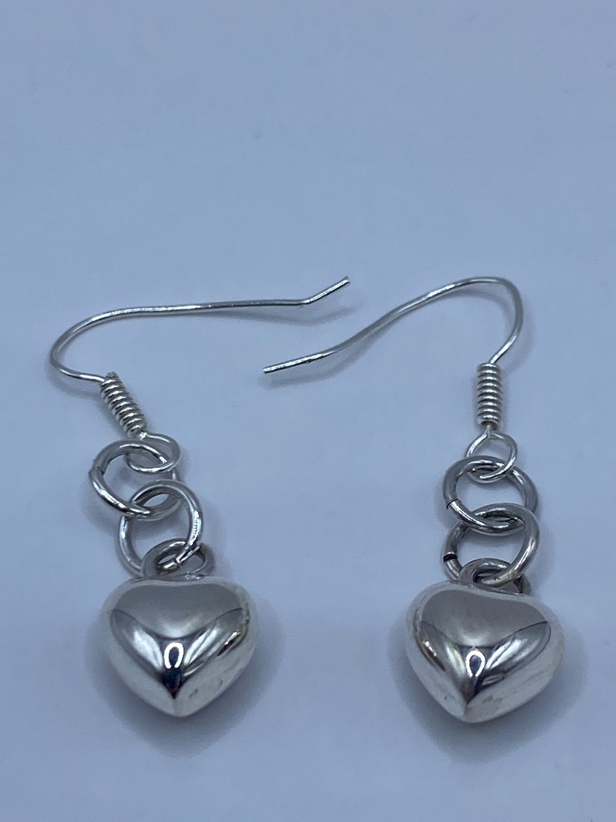 Aretes de Plata Corazón Cartoneado — Taxco 925 — foto 5