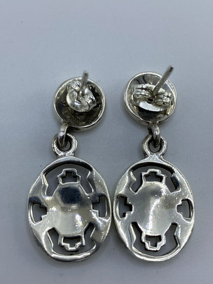 Aretes de Plata Ópalo de Fuego Multicolor — Taxco 925 — foto 5
