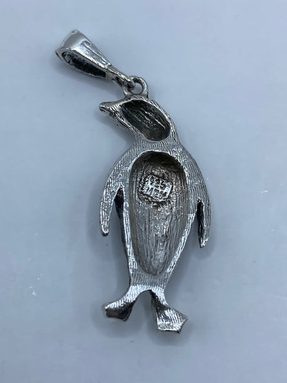 Dije Pingüino de Plata 925 con Marcasita — Taxco — foto 5