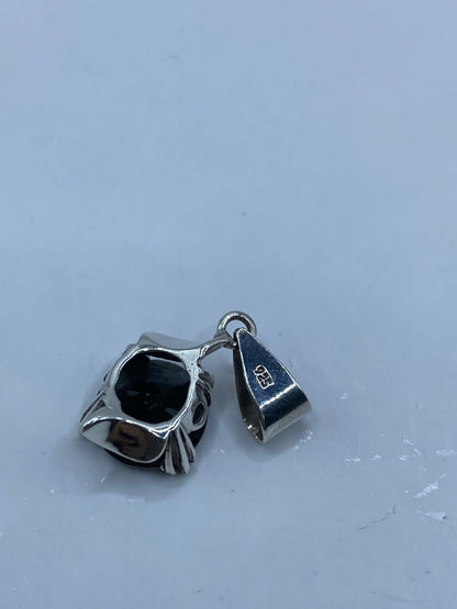 Dije Circonia Negra en Plata 925 — Engaste Taxco — foto 5