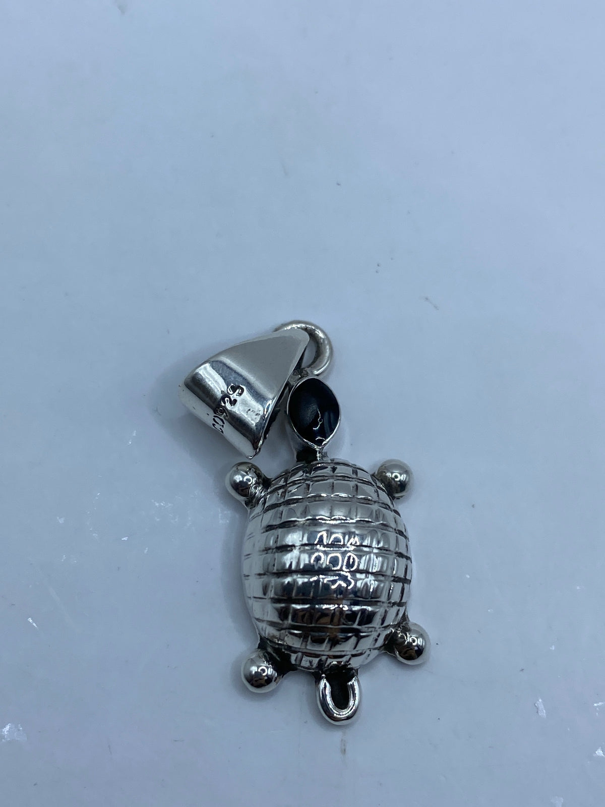 Dije Tortuga de Plata con Ónix — Taxco 925 — foto 5