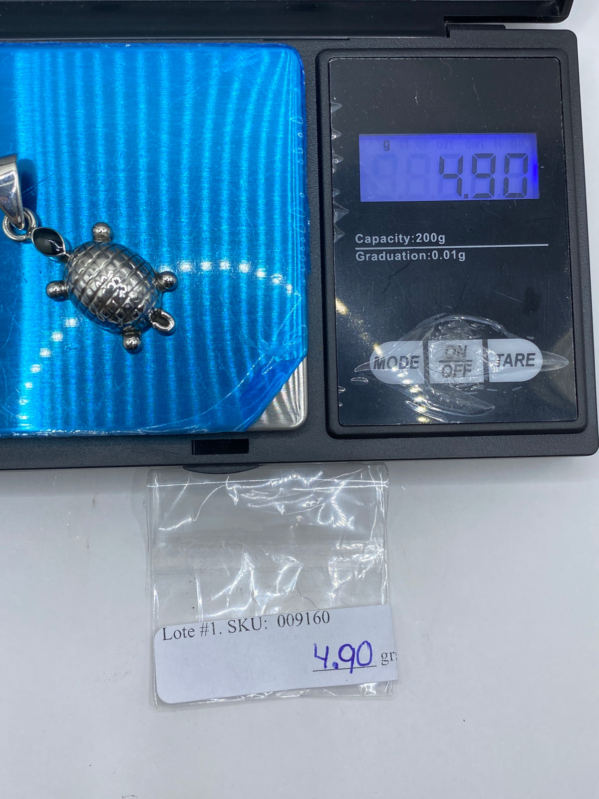 Dije Tortuga de Plata con Ónix — Taxco 925 — foto 6