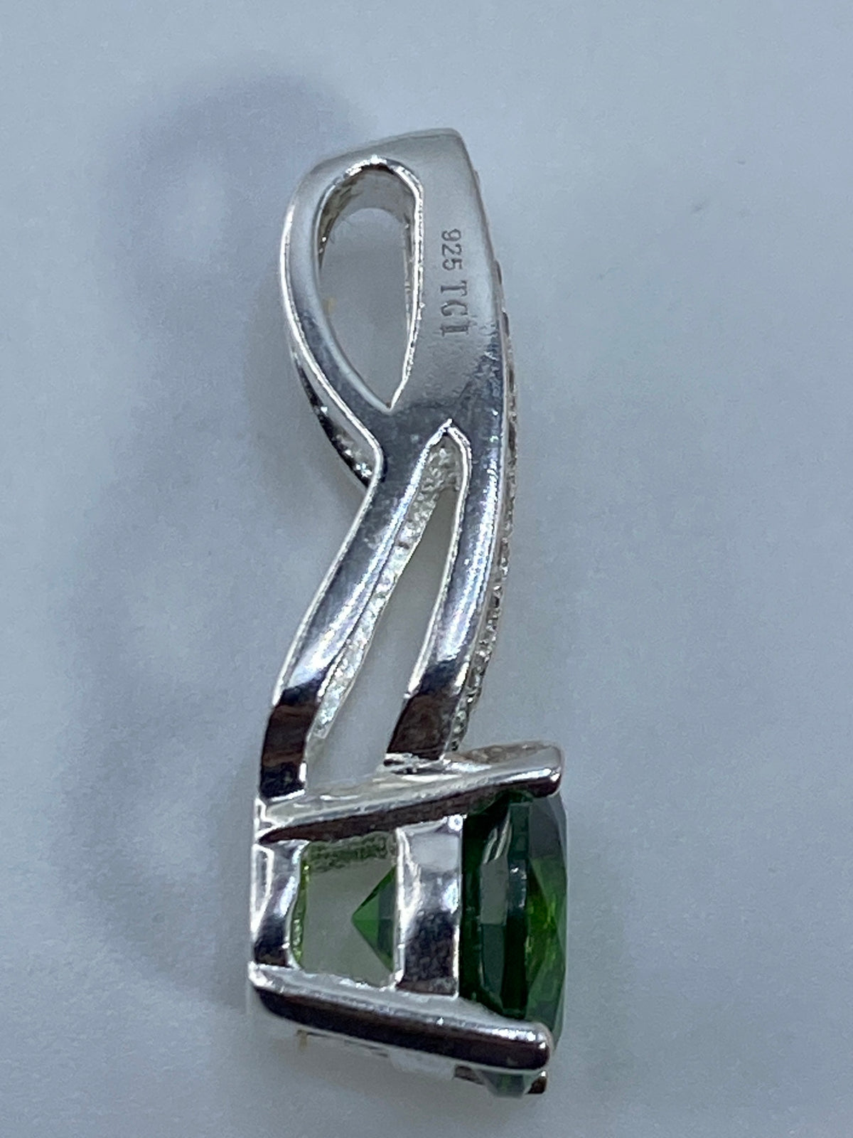 Dije de Plata con Circonia Verde — Taxco 925 — foto 5
