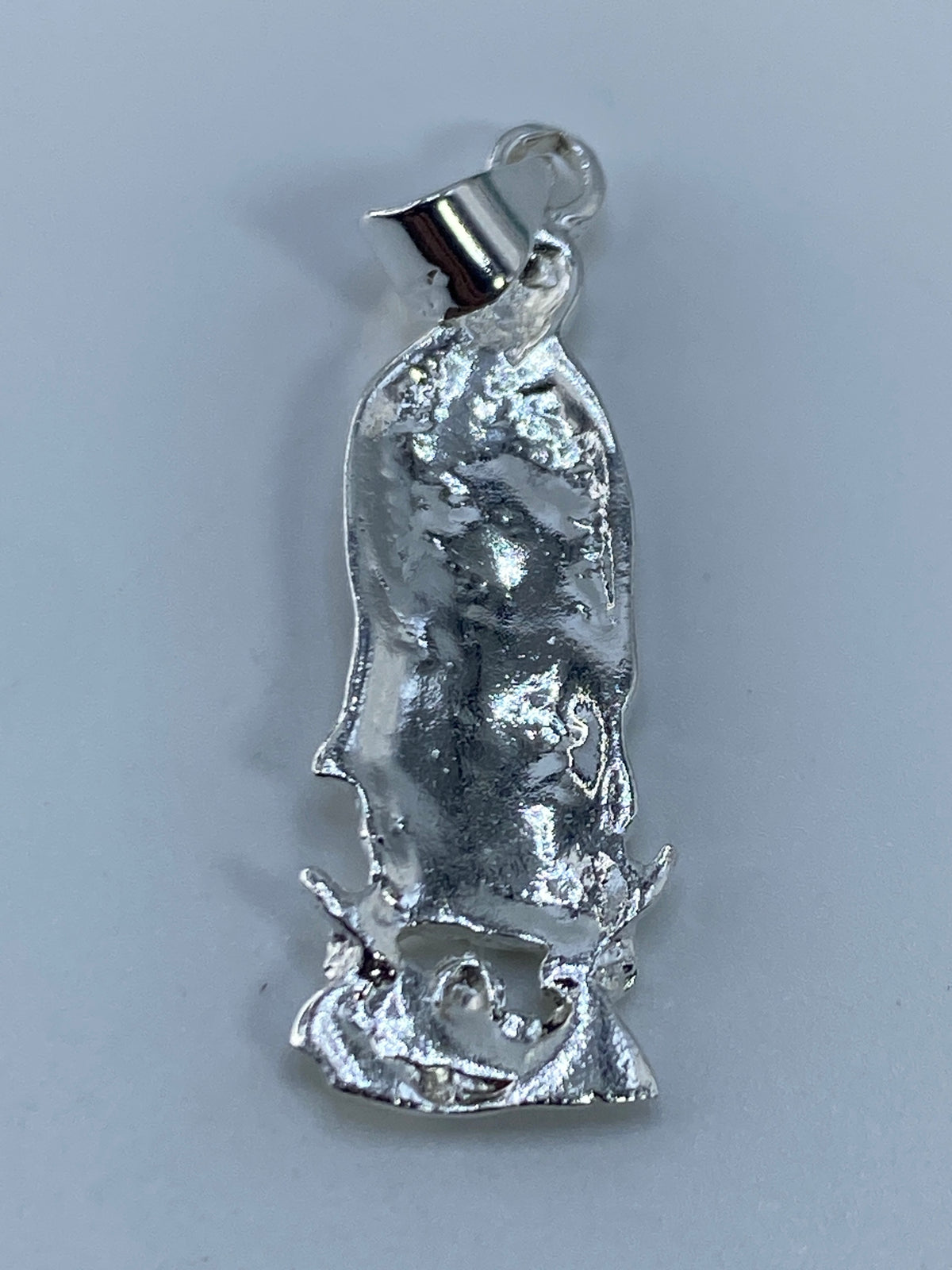 Dije Virgen María de Plata Repujada — Taxco 925 — foto 5