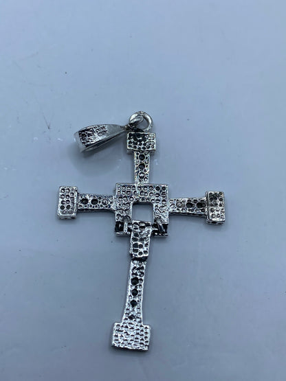 Cruz de Plata 925 con Circonia Blanca — Taxco — foto 5
