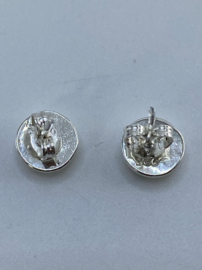 Aretes de Plata con Ópalo de Fuego Azul — Taxco 925 — foto 5