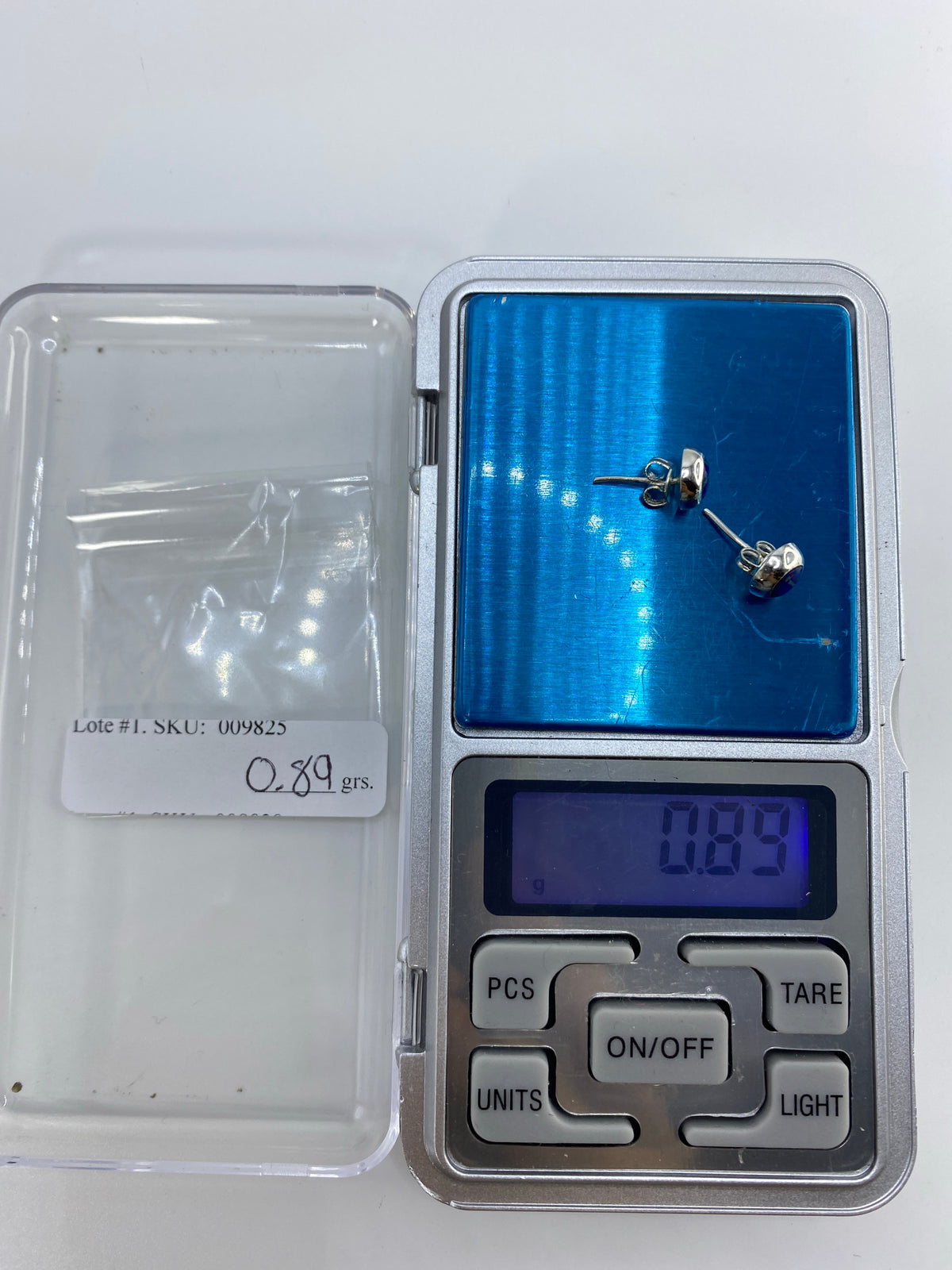 Aretes de Plata con Ópalo de Fuego Azul — Taxco 925 — foto 6