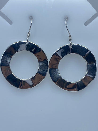 Aretes con ganchos de plata 925 listos para usar