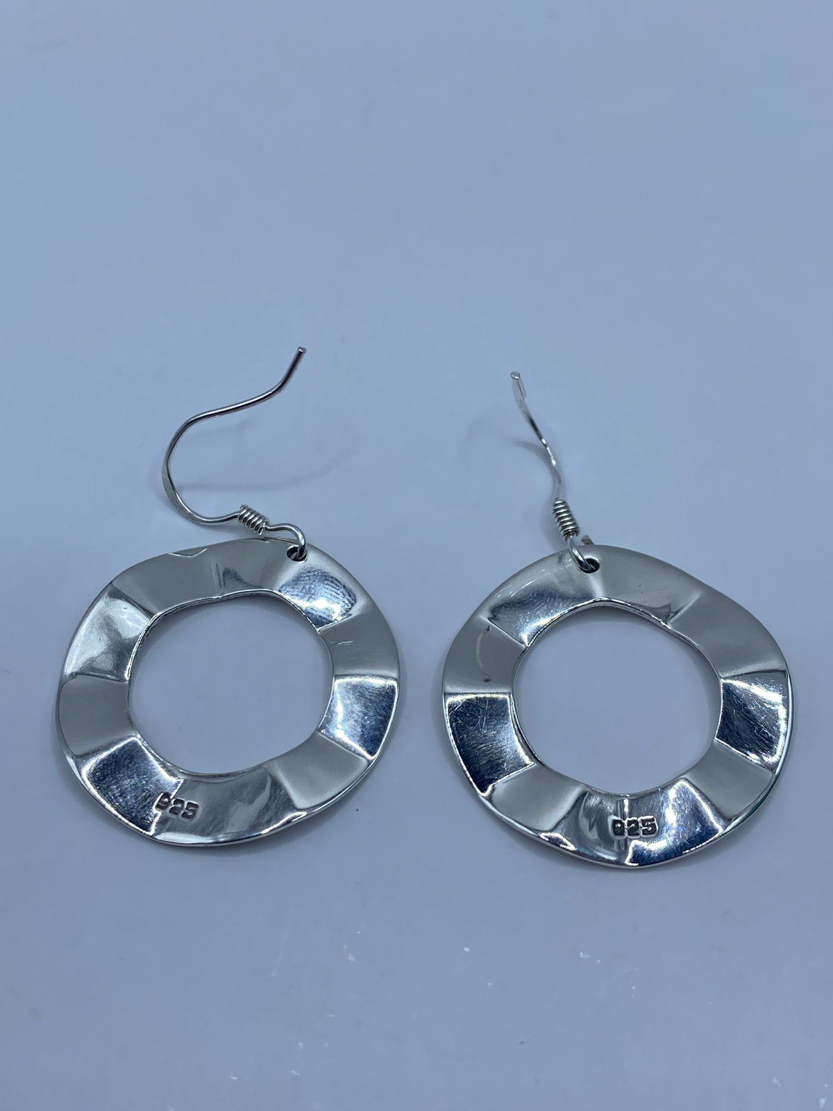 Aretes de Plata Repujado Redondos — Taxco 925 — foto 5