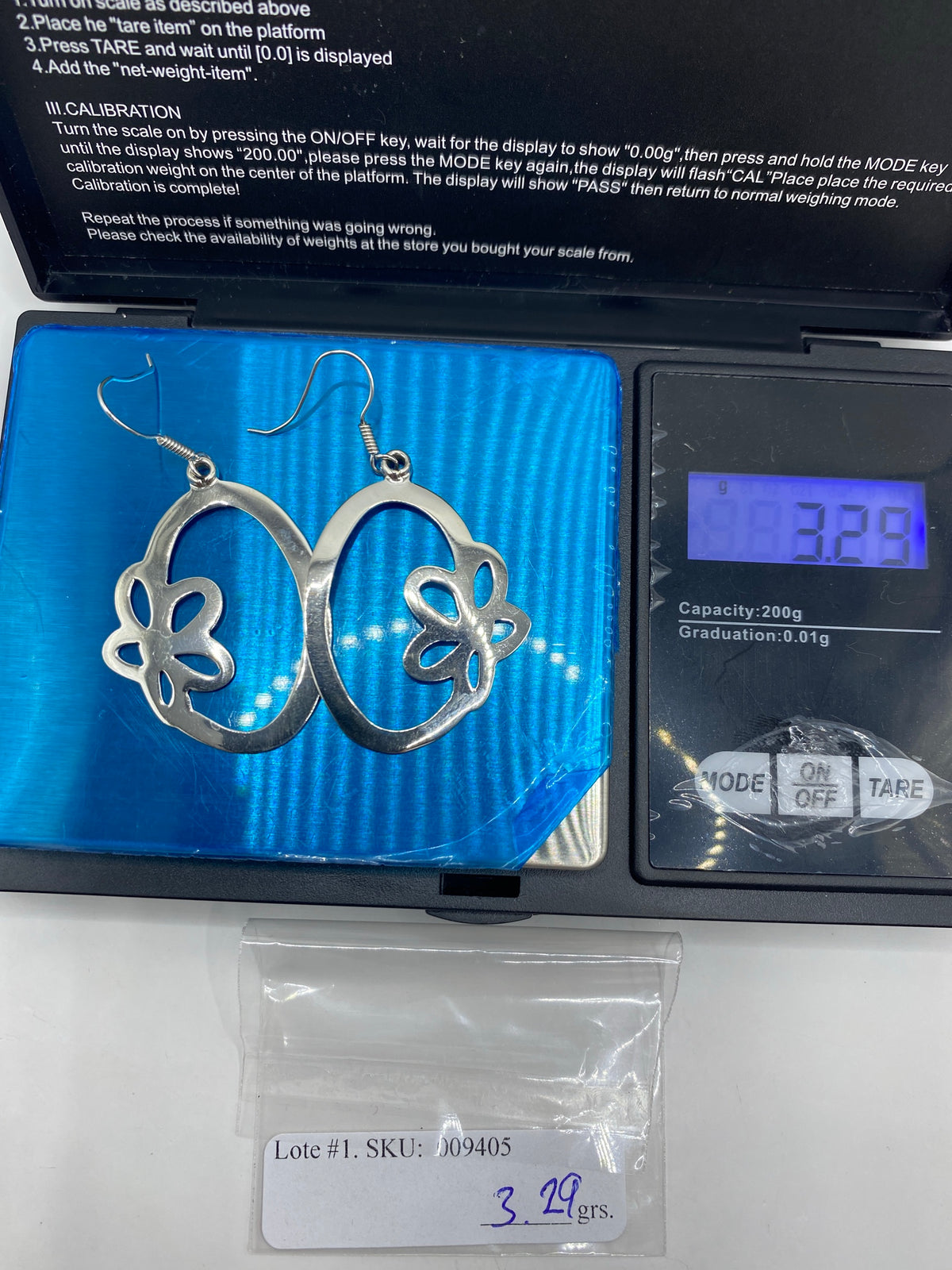 Aretes de Plata Calado Ovalados — Taxco 925 — foto 6