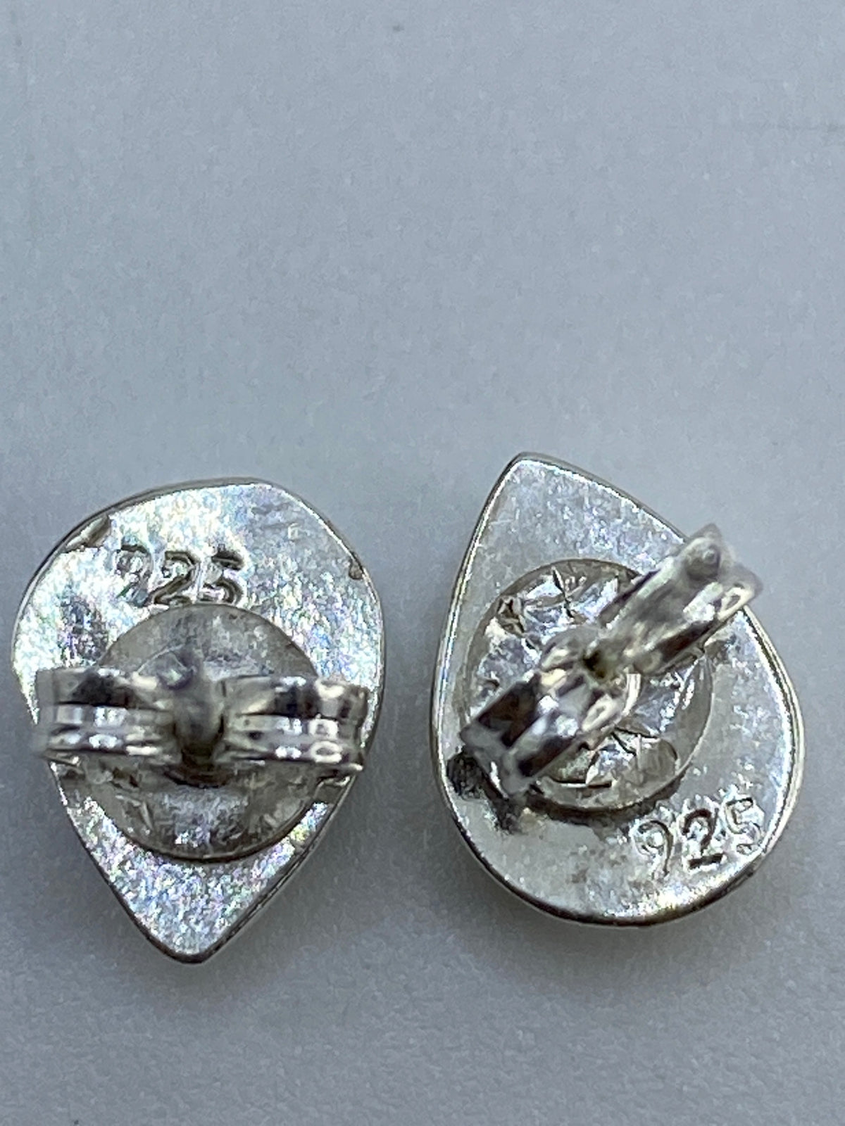 Aretes de Plata con Ópalo de Fuego Multicolor — Taxco 925 — foto 5
