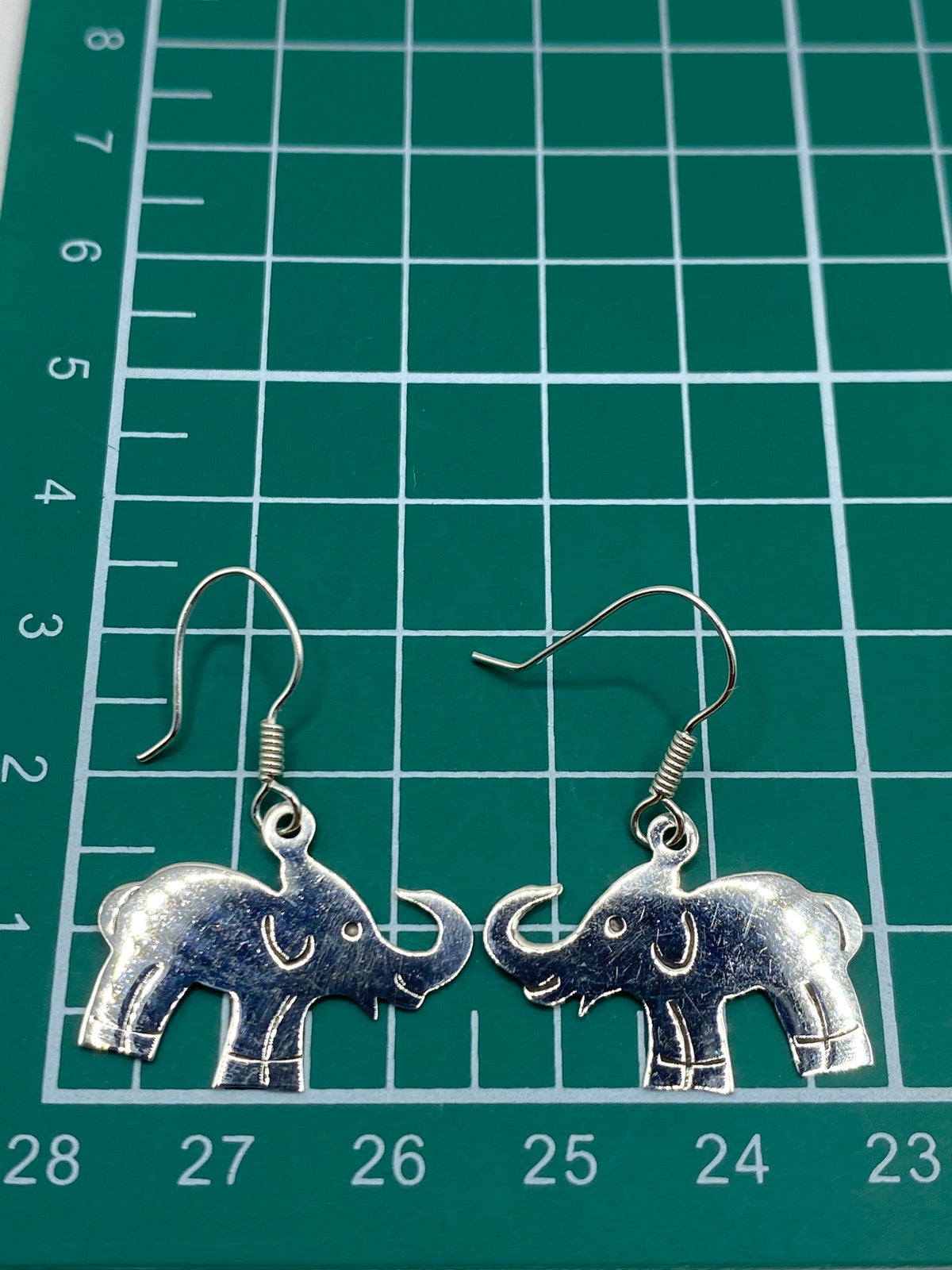 Aretes de plata con Quinto 925, listos para usar