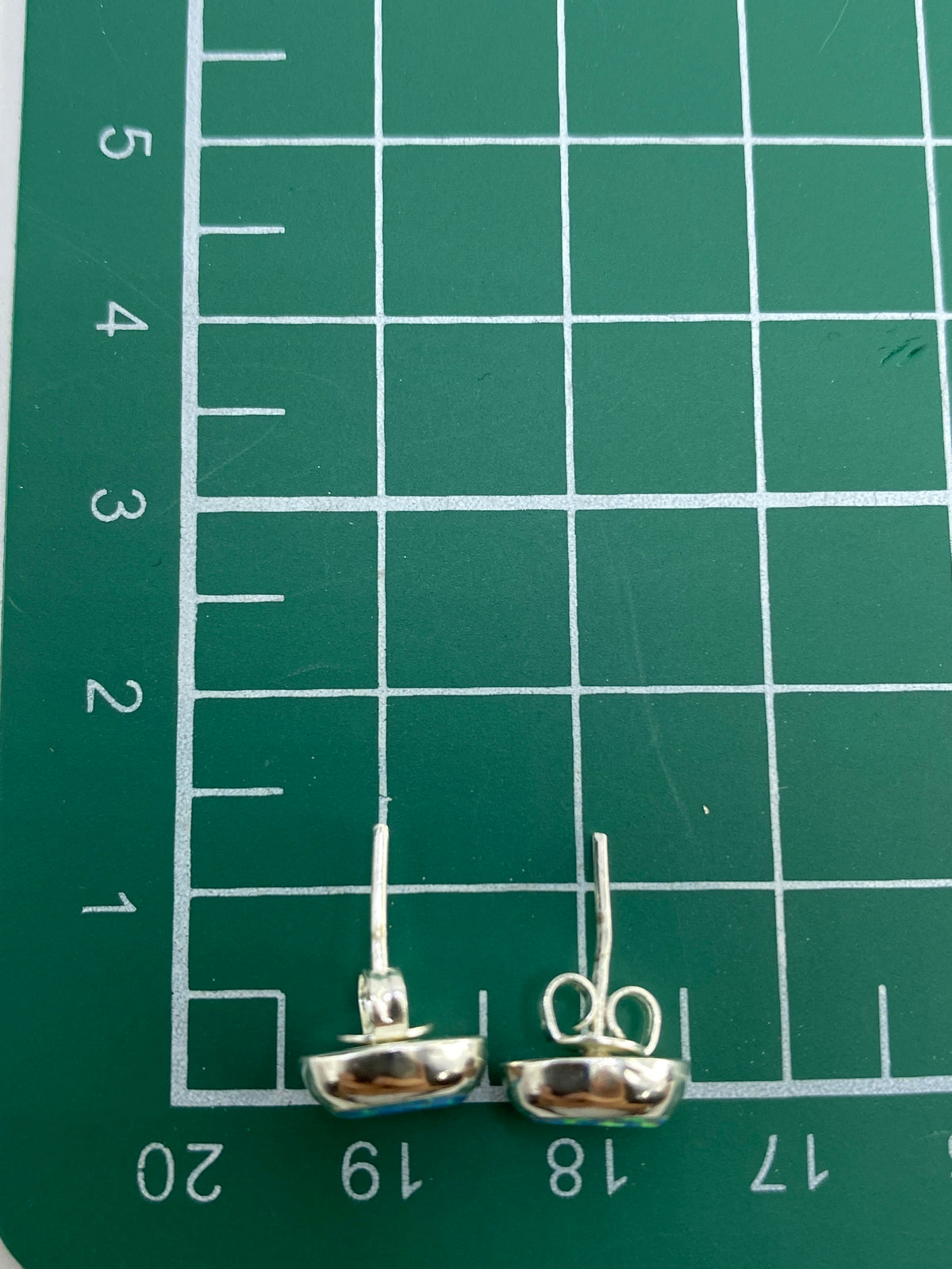 Certificado de autenticidad y peso del par de aretes de ópalo de fuego