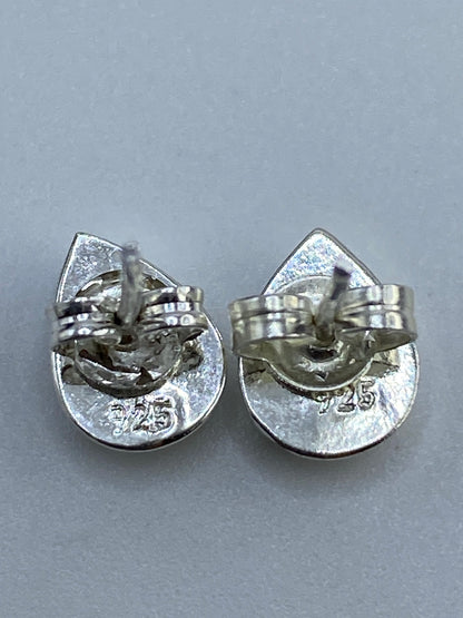 Aretes de Plata Ópalo de Fuego Multicolor — Taxco 925 — foto 5