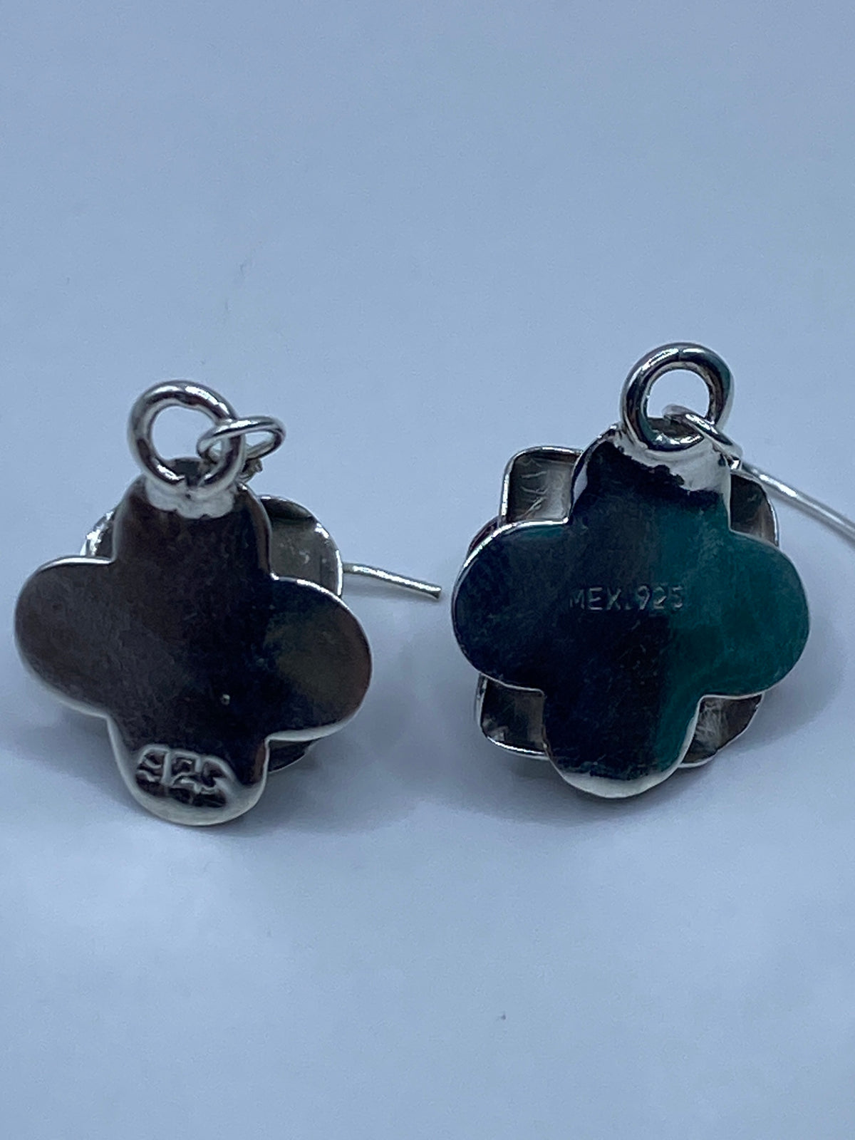 Aretes Flor de Plata Repujada — Taxco 925 — foto 5