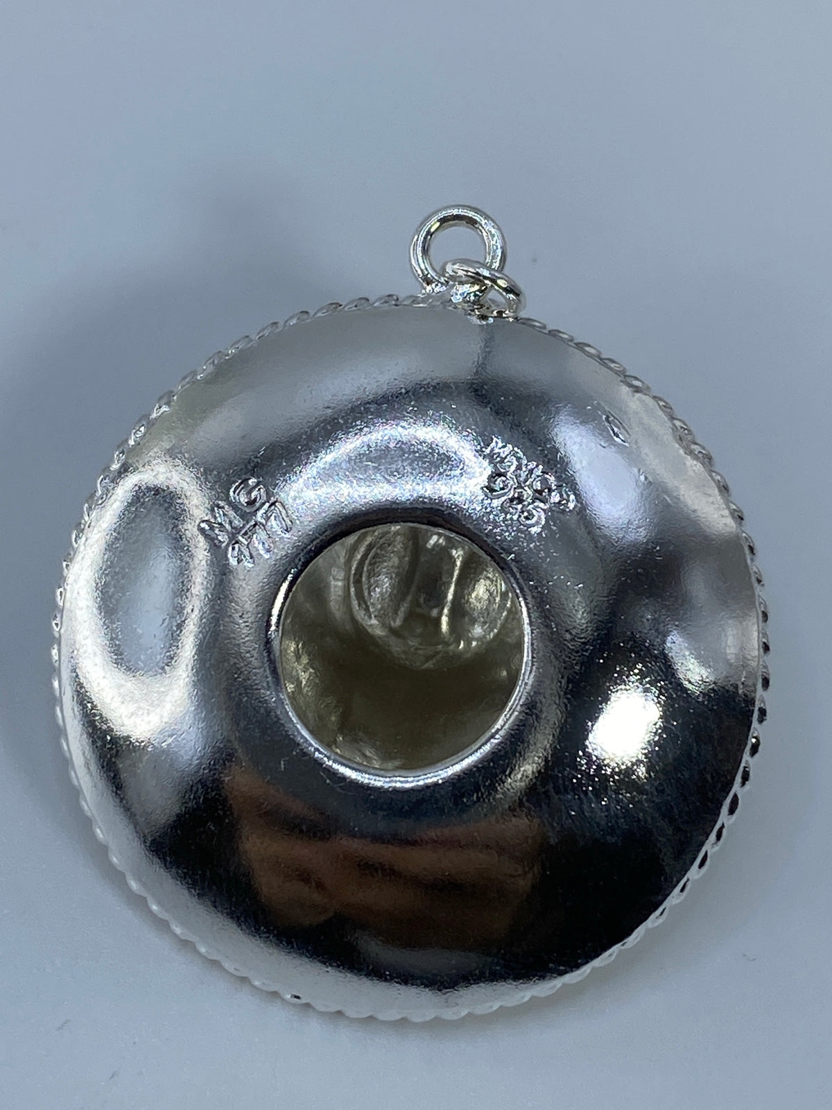 Dije Plata Repujado Floral — Taxco 925 — foto 5