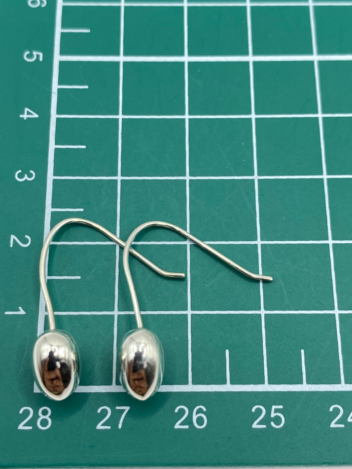 Gancho de plata 925 de los aretes minimalistas
