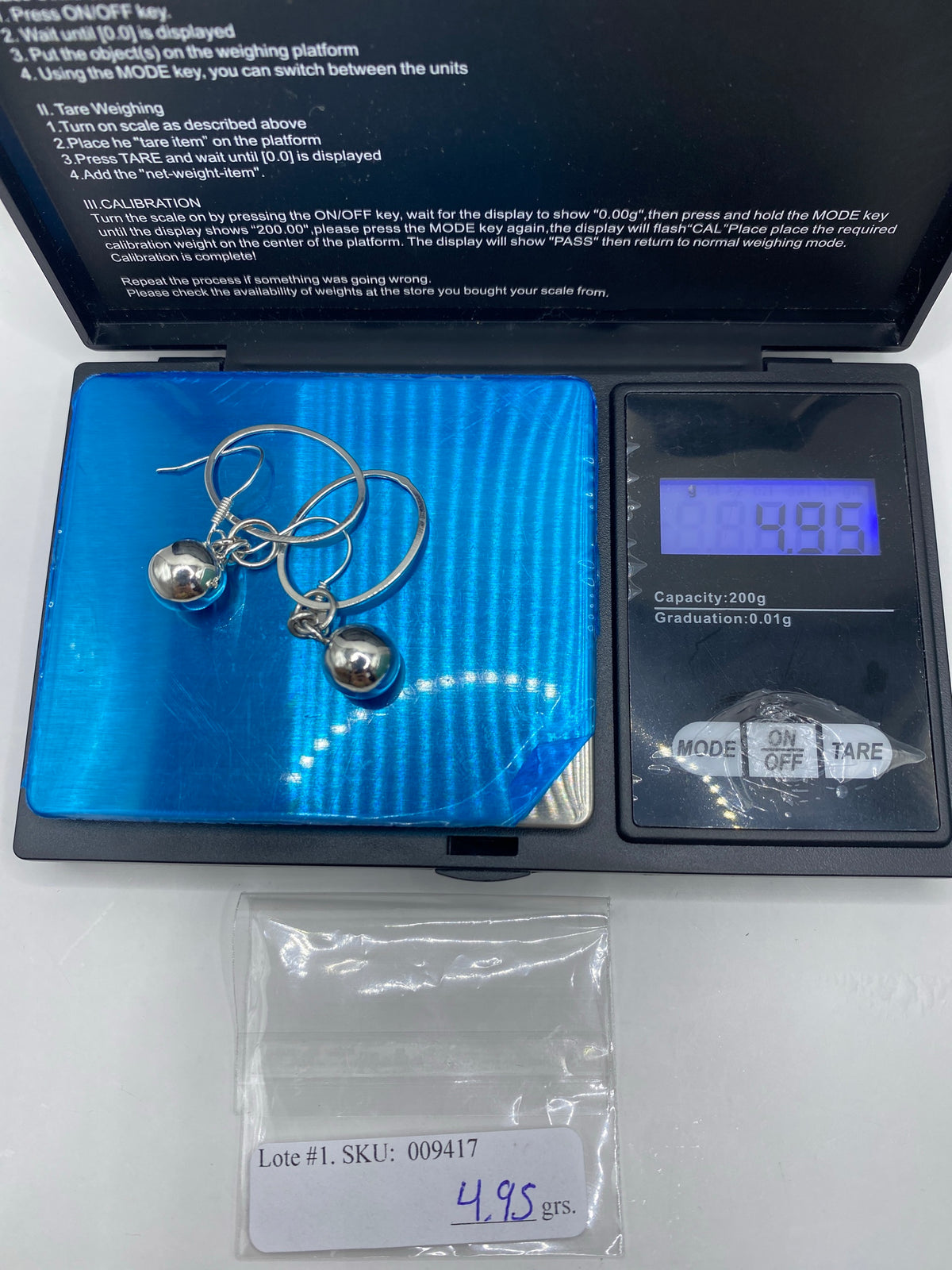 Aretes de Plata Bola y Aro — Diseño Minimalista Taxco — foto 6