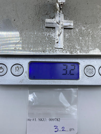 Dije Cruz de Plata Repujada — Taxco 925 — foto 6