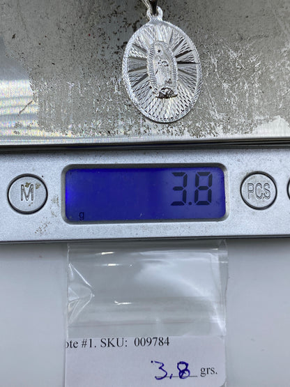 Dije Guadalupano de Plata Repujado — Taxco 925 — foto 6