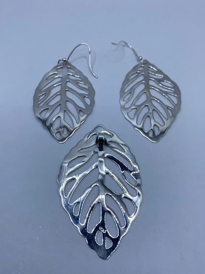 Aretes de Plata Calado Hojas — Taxco .925 — foto 5