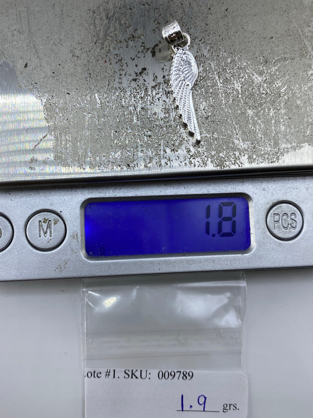 Dije Alas de Plata Repujado — Taxco 925 — foto 6