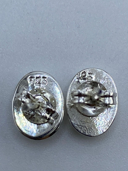 Aretes de Plata con Ópalo de Fuego Verde — Taxco 925 — foto 5