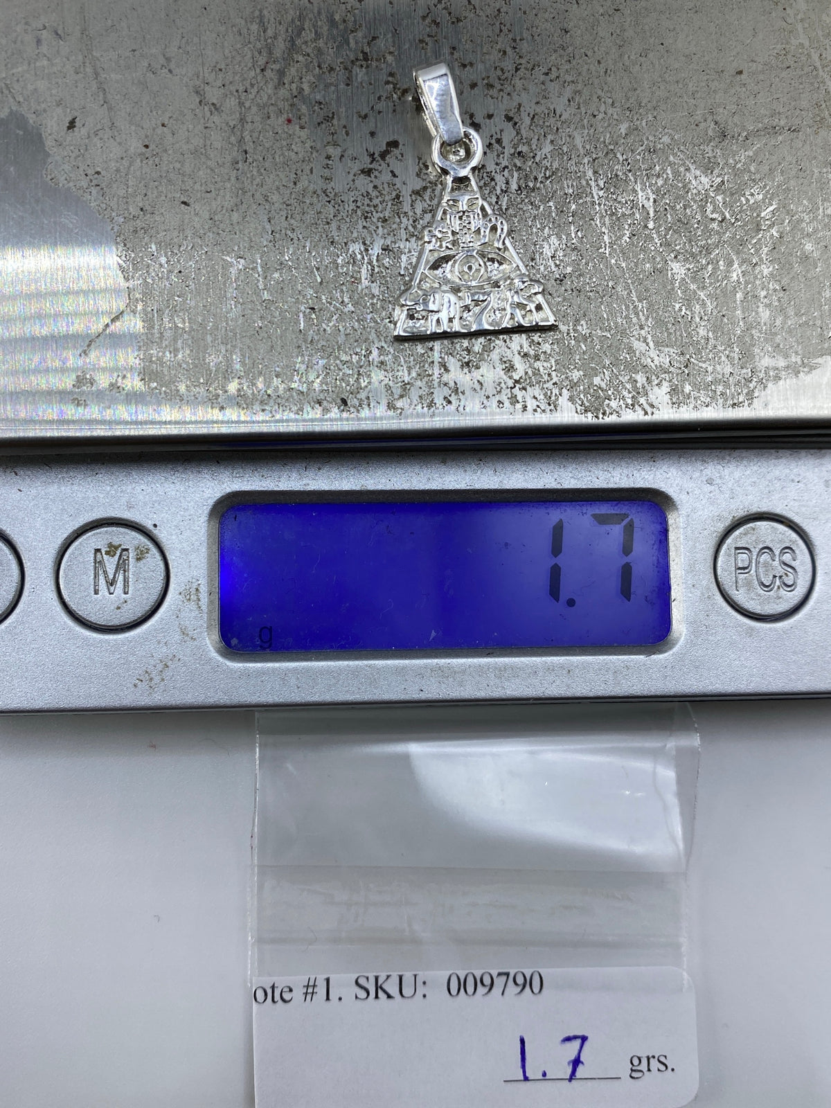 Dije Prehispánico Ojo Divino de Plata — Taxco 925 — foto 6