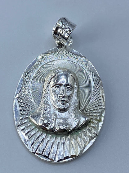 Dije de Plata Repujado Religioso — Taxco 925 — foto 5