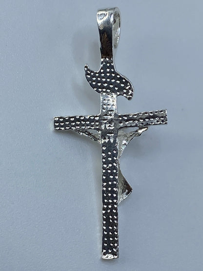 Crucifijo de Plata Repujado — Dije Taxco 925 — foto 5