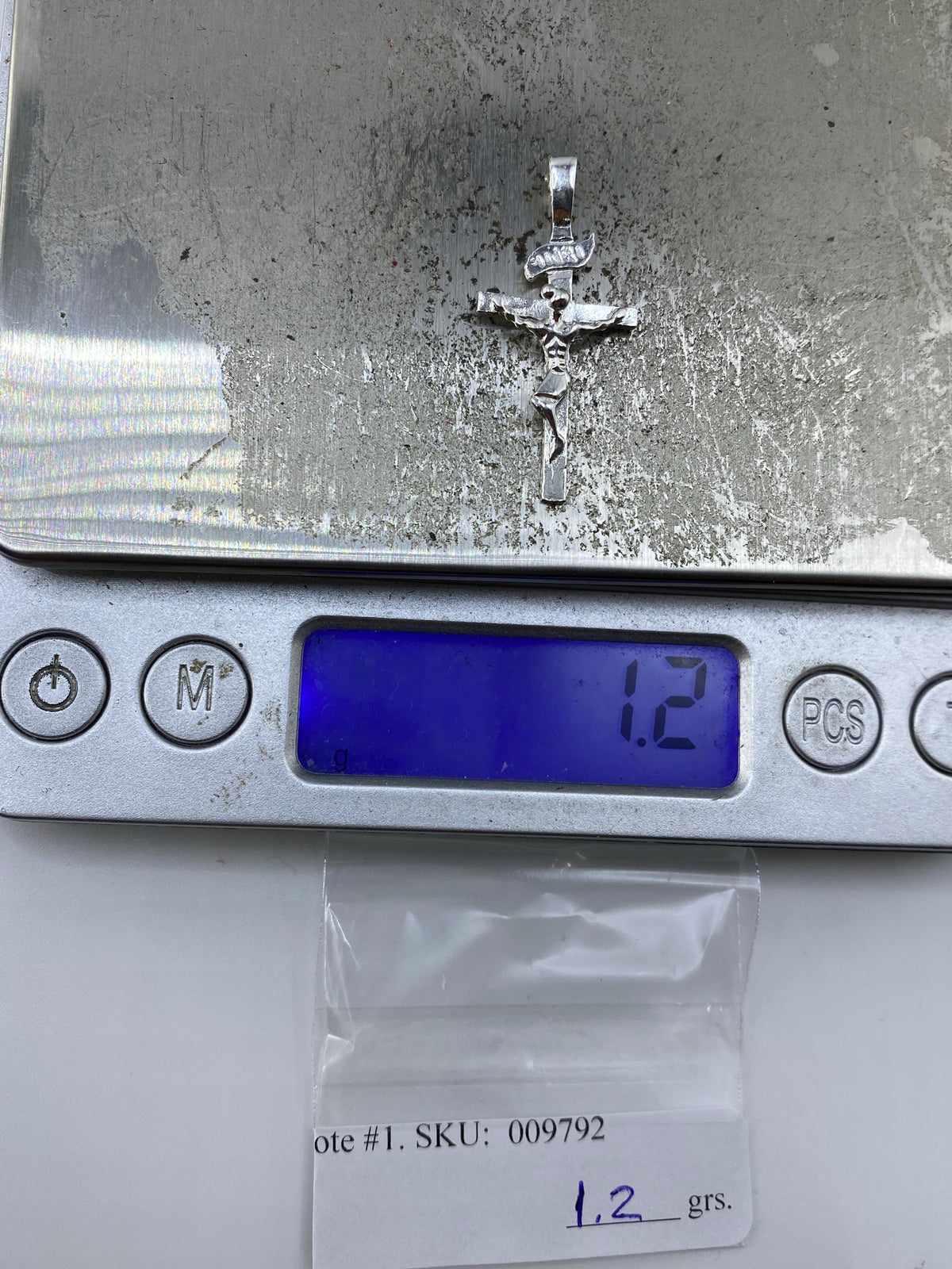 Crucifijo de Plata Repujado — Dije Taxco 925 — foto 6