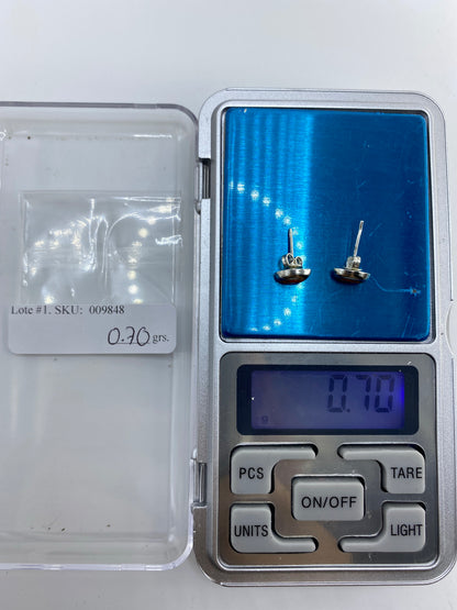 Aretes de Plata con Ópalo de Fuego Naranja — Taxco 925 — foto 6