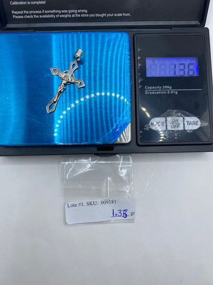 Crucifijo de Plata 925 — Dije Taxco Brazos Calados — foto 6