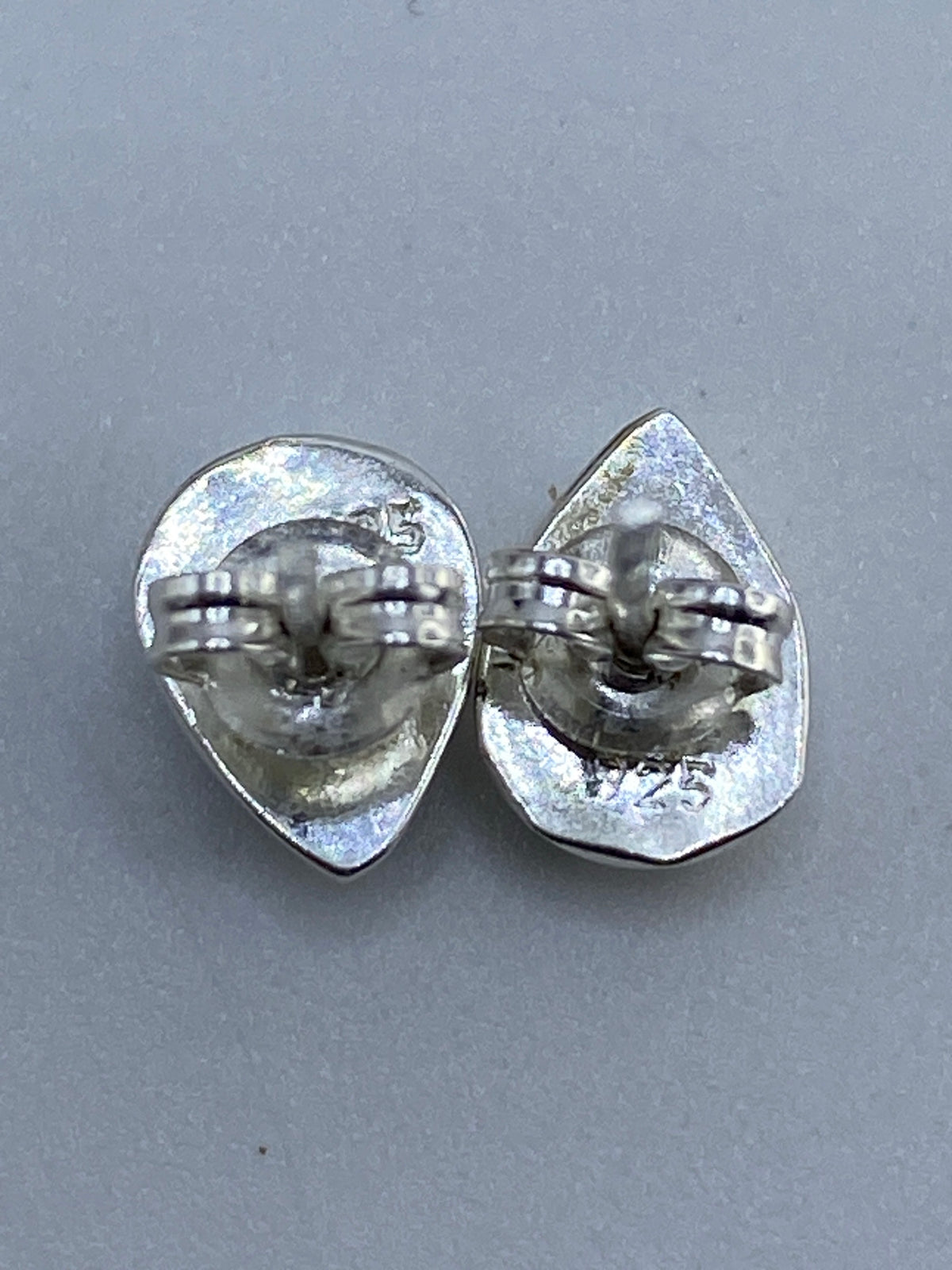 Aretes Plata Ópalo de Fuego Azul — Taxco 925 — foto 5