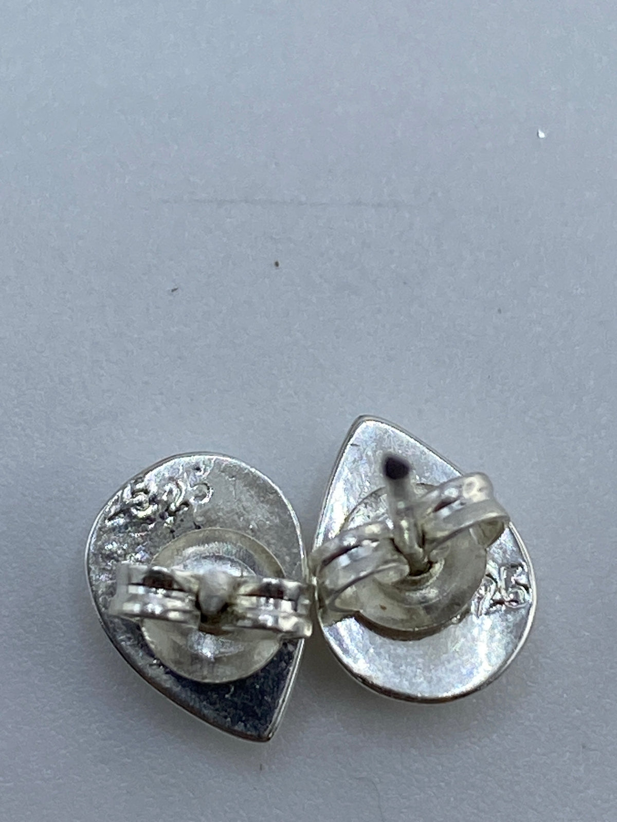 Aretes de Plata con Ópalo de Fuego Naranja — Taxco 925 — foto 5