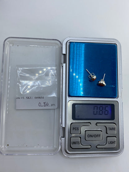 Aretes de Plata con Ópalo de Fuego Naranja — Taxco 925 — foto 6