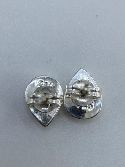 Aretes de Plata con Ópalo de Fuego Multicolor — Taxco 925 — foto 5