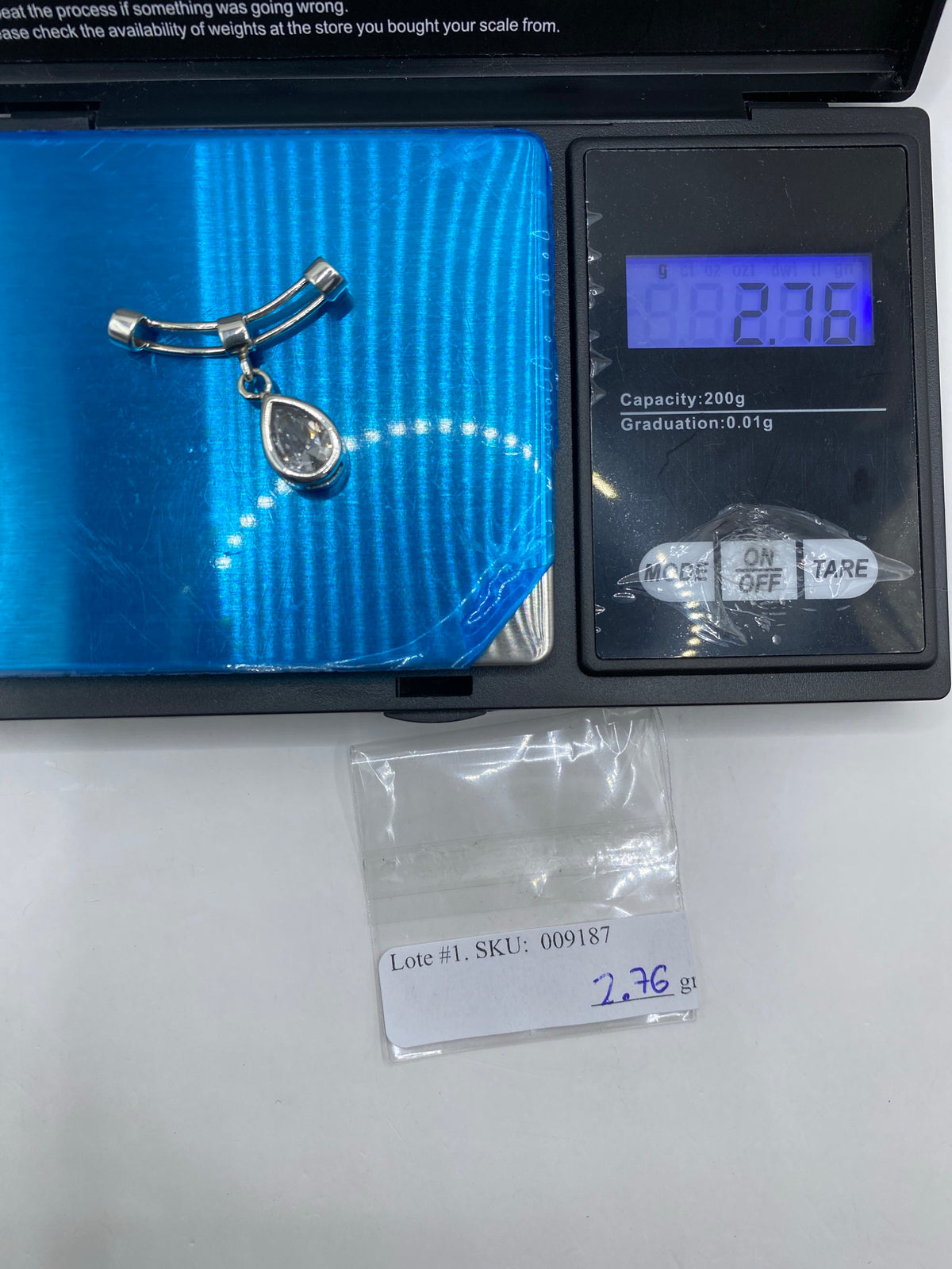 Dije de Plata con Circonia Blanca — Elegancia Pura — foto 6