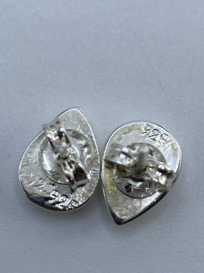 Aretes de Plata Ópalo de Fuego Naranja — Taxco 925 — foto 5