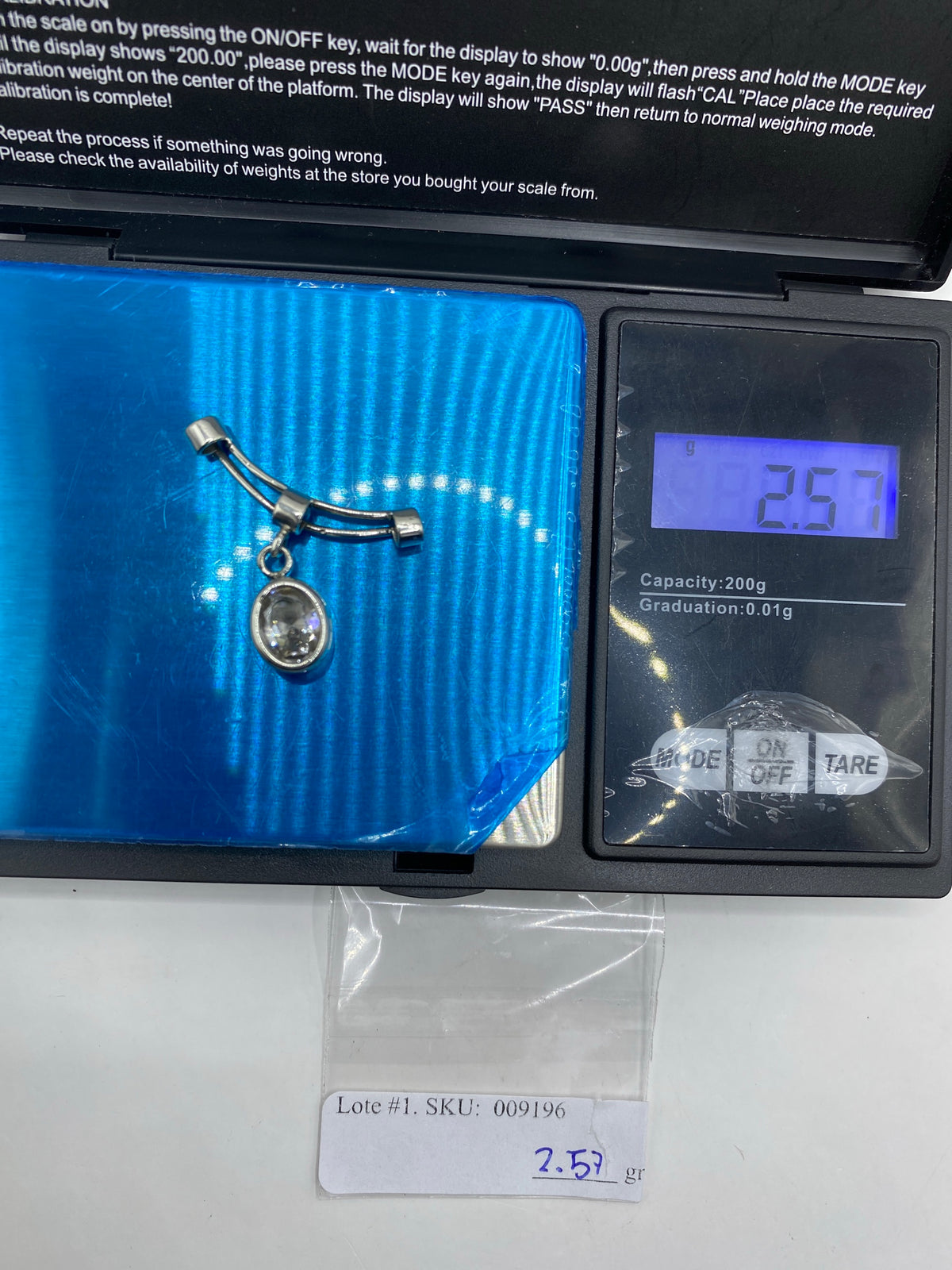 Dije de Plata con Circonia Blanca — Taxco 925 — foto 6